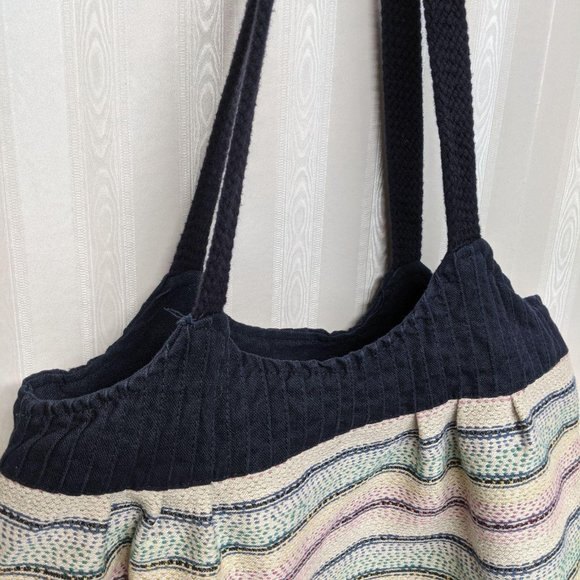 AEO American Eagle Outfitters Striped Shoulder Bag Everyday Shopping - Picture 4 of 10